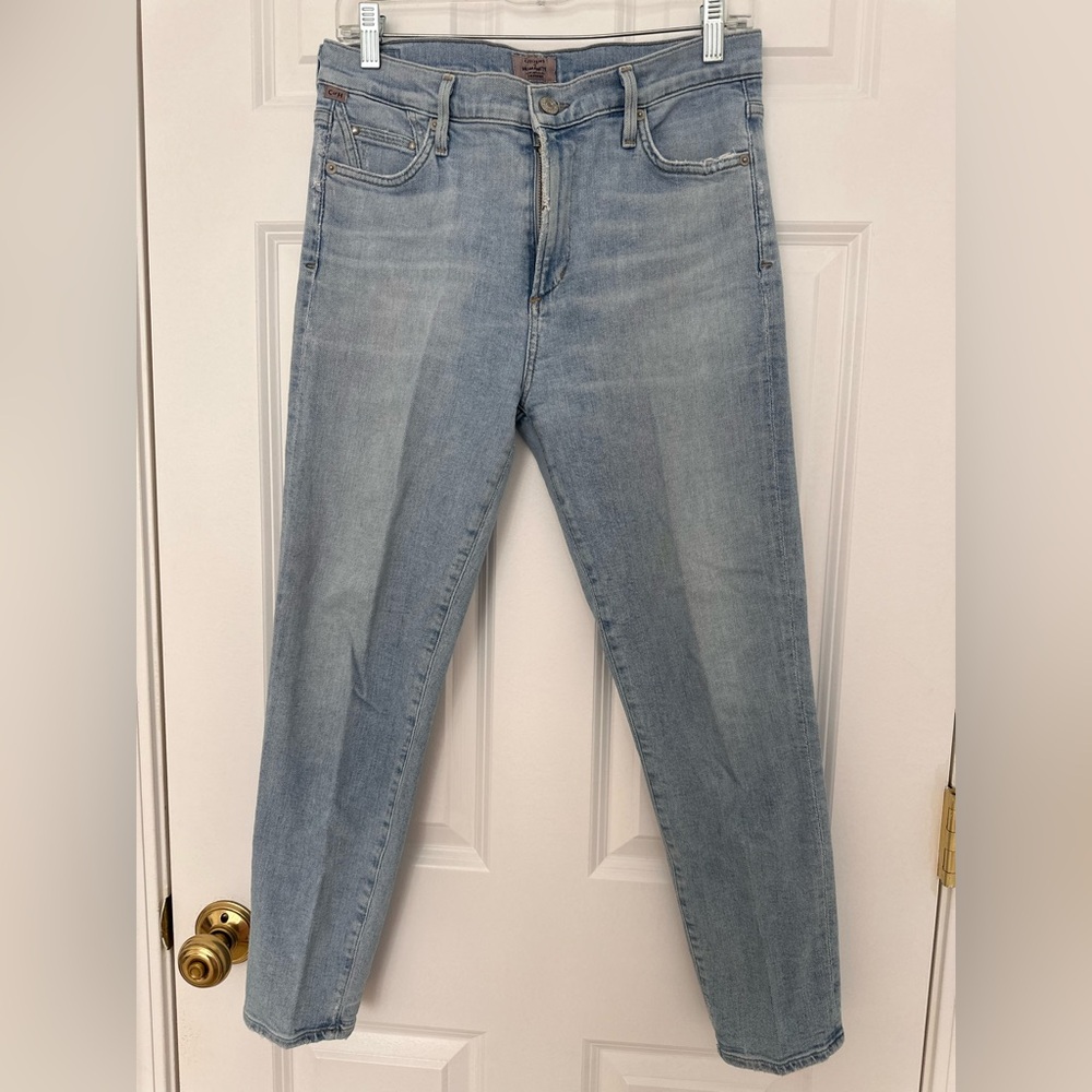 Citizens Of Humanity Light Blue Straight Leg Jeans